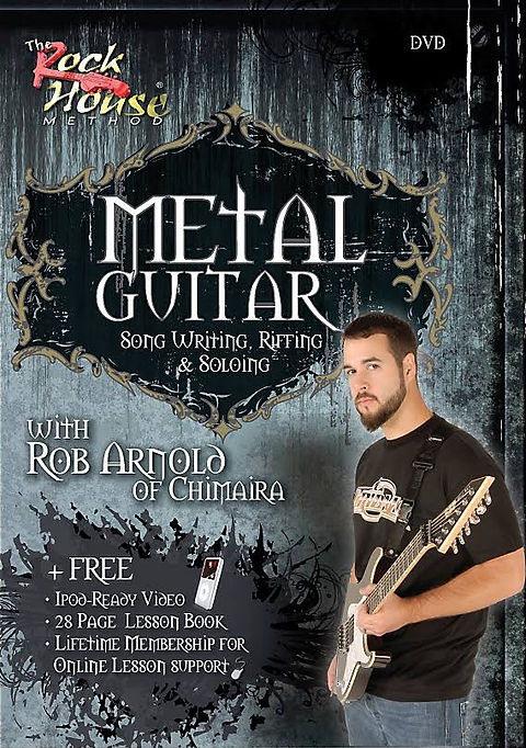 Rob Arnold Metal Guitar Instructional DVD *Autographed