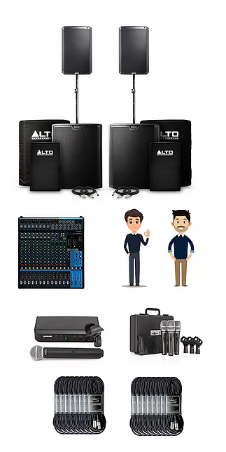 Peak speaker hire Derby package 3
