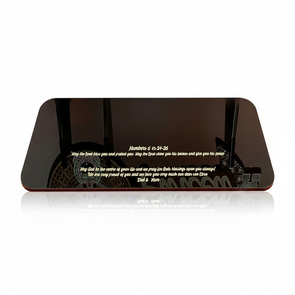 Thumbnail: Custom Key Stand - Printed message