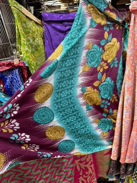 Thumbnail: Reversible Wrap Around Skirt ( Long)