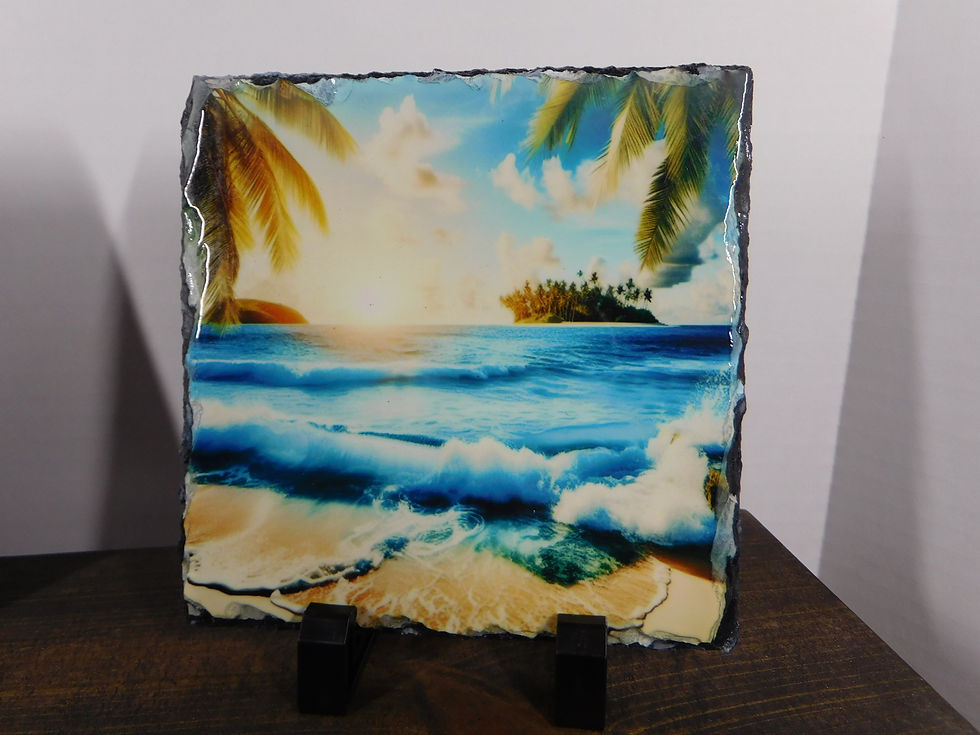 Thumbnail: Slate Photo Keepsakes - Beach & Golf