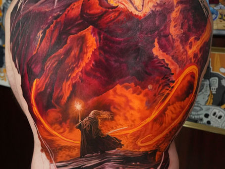 Tatoueur Vaucluse | Tatouage Seigneur des Anneaux Gandalf
