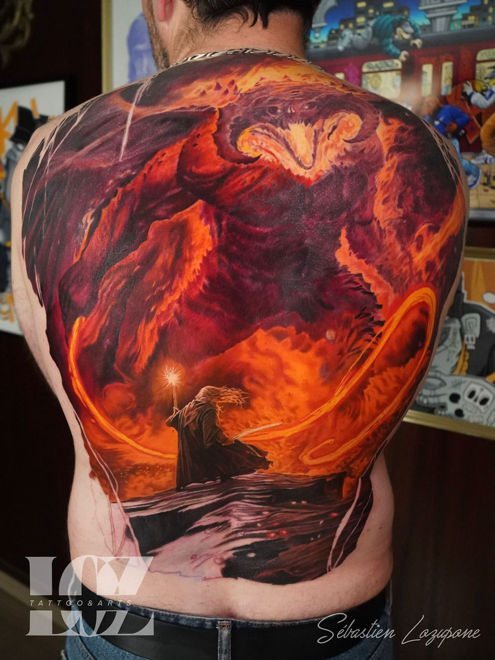 Tatoueur Vaucluse | Tatouage Seigneur des Anneaux Gandalf