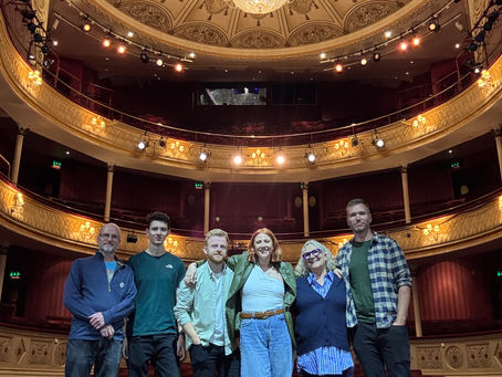 Crew for filming atTheatre Royal Bath for Briefest Encounters