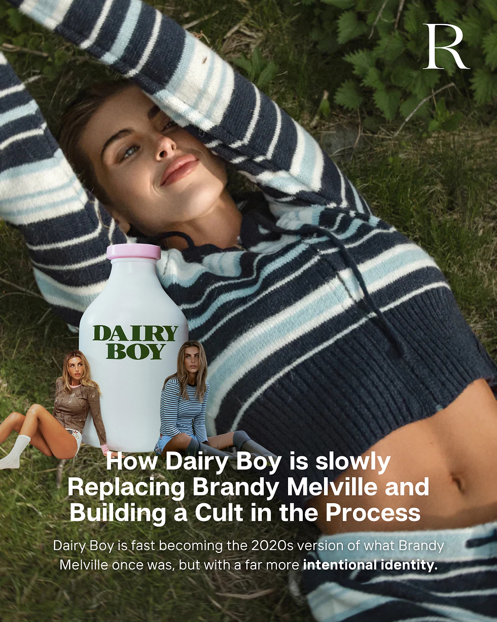 How Dairy Boy is slowly Replacing Brandy Melville and Building a Cult Empire in the Process & an exclusive BTS into the Dairy Boy NYC Pop-up
