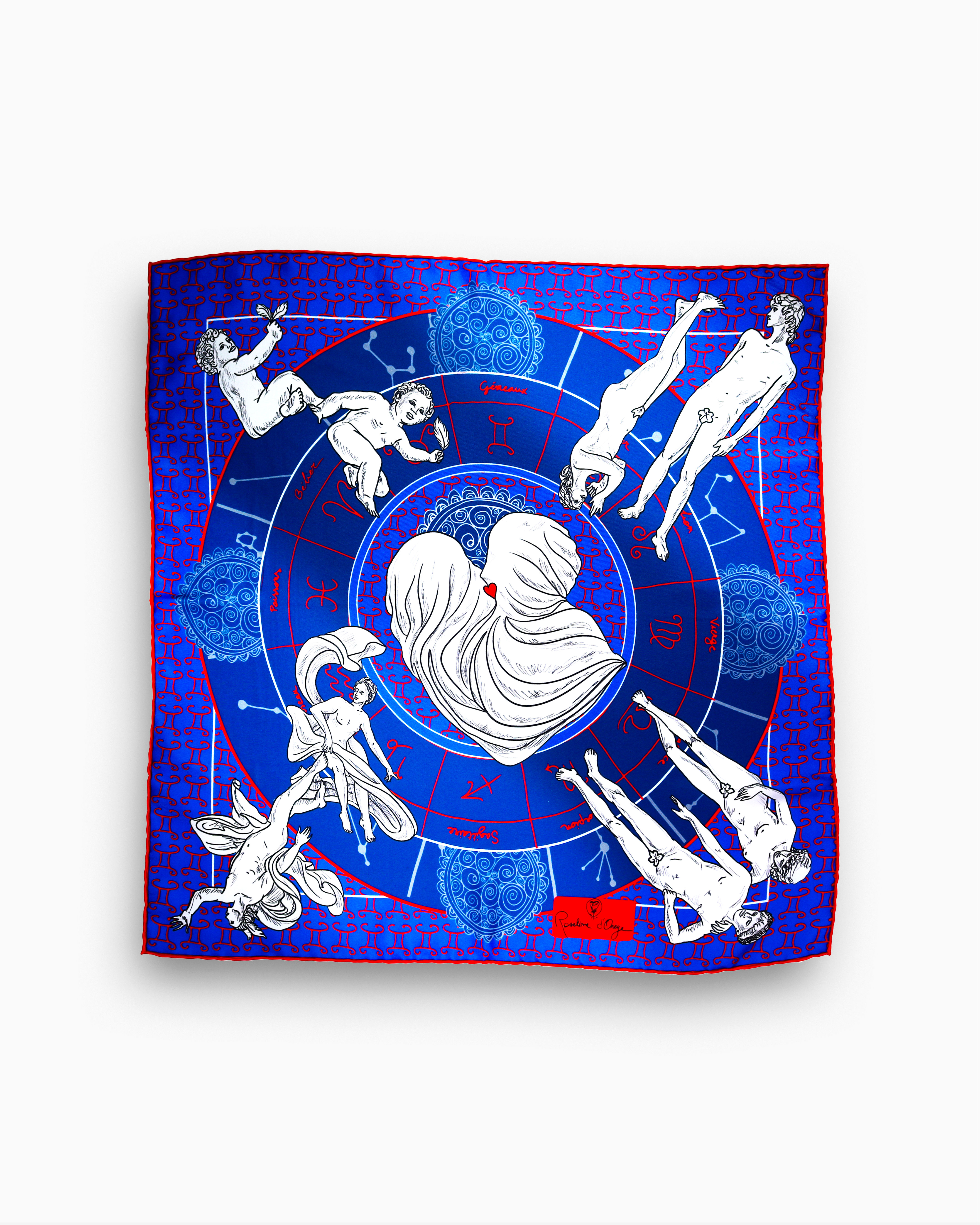 Bandana de soie Roseline d'Oreye