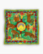 Foulard de soie Roseline d'Oreye