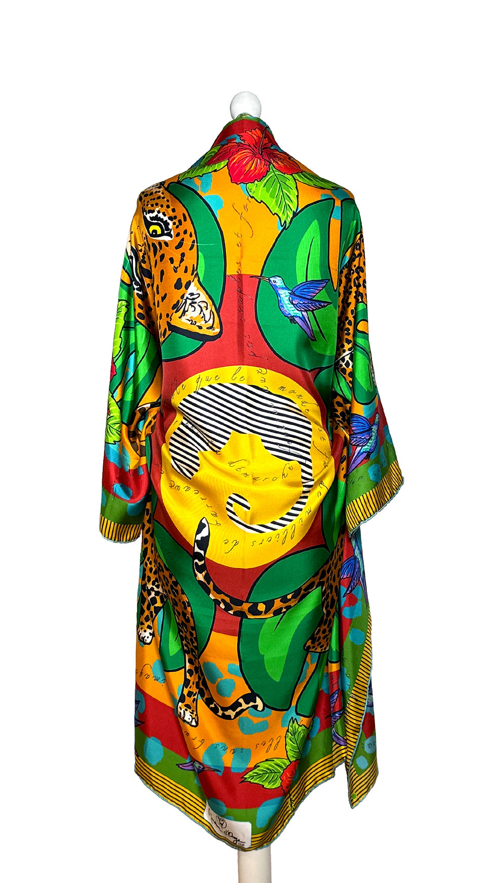 Kimono de soie Roseline d'Oreye