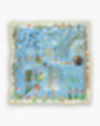 Foulard de soie Roseline d'Oreye