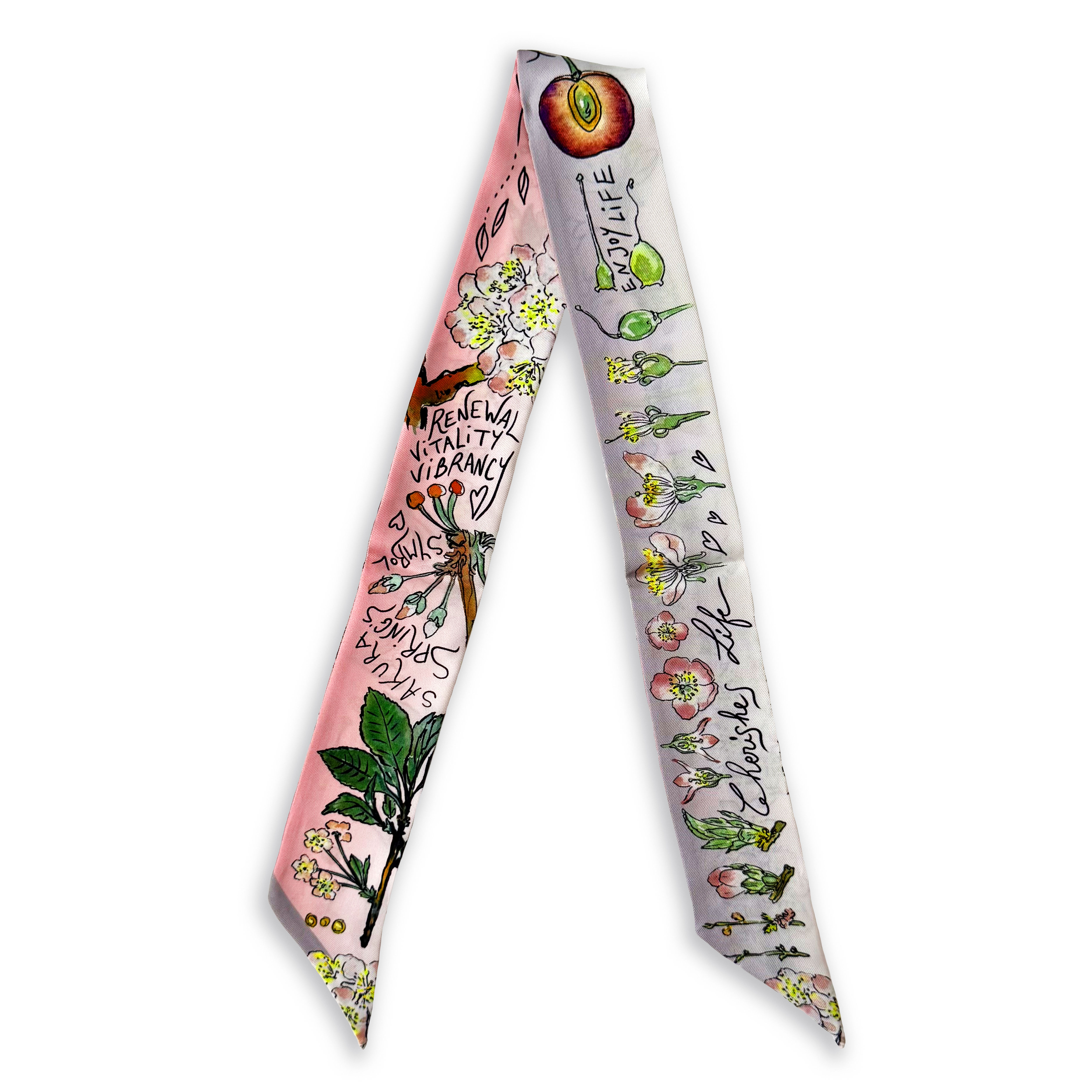 Ruban de soie Roseline d'Oreye