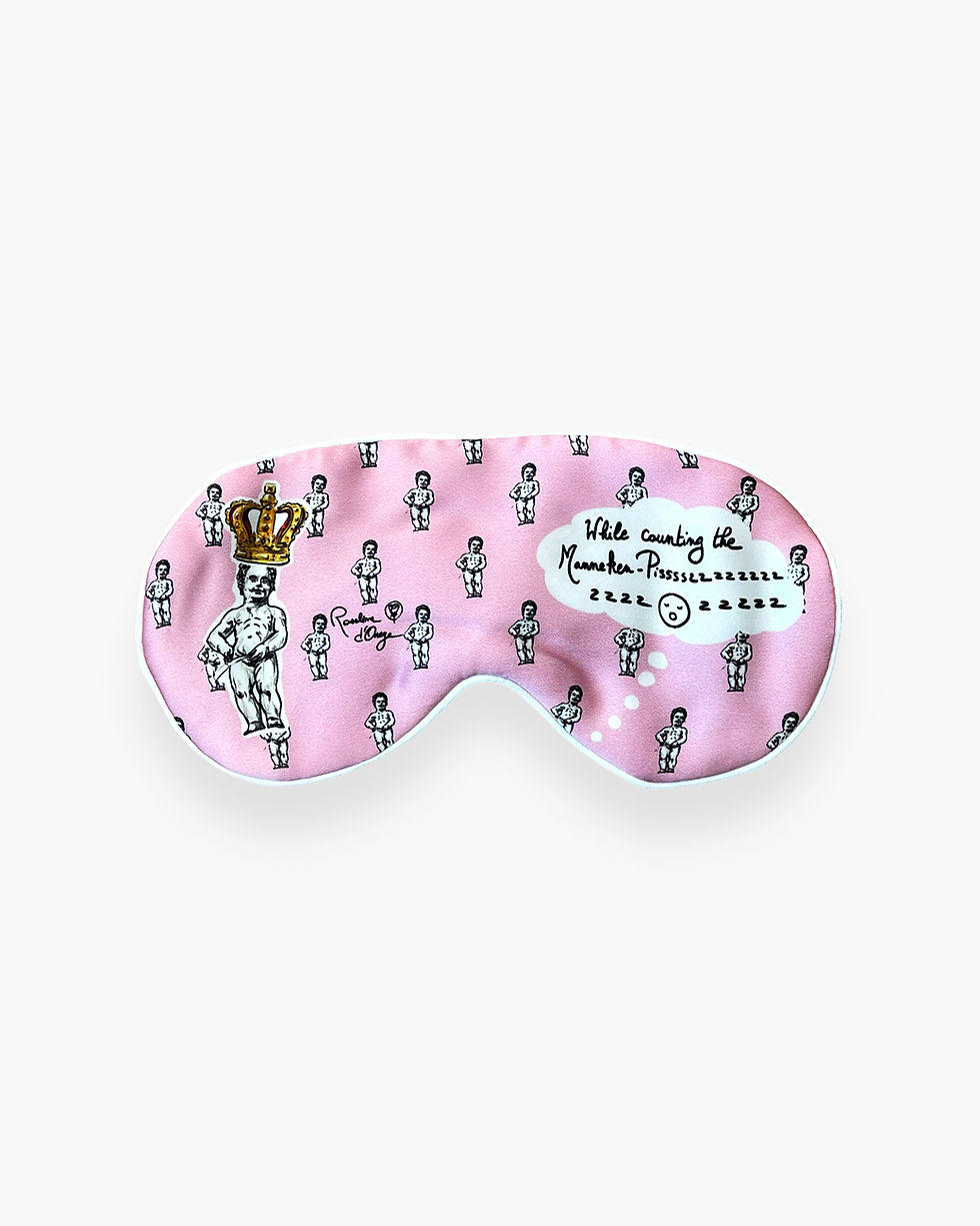 Masque en soie Roseline d'Oreye