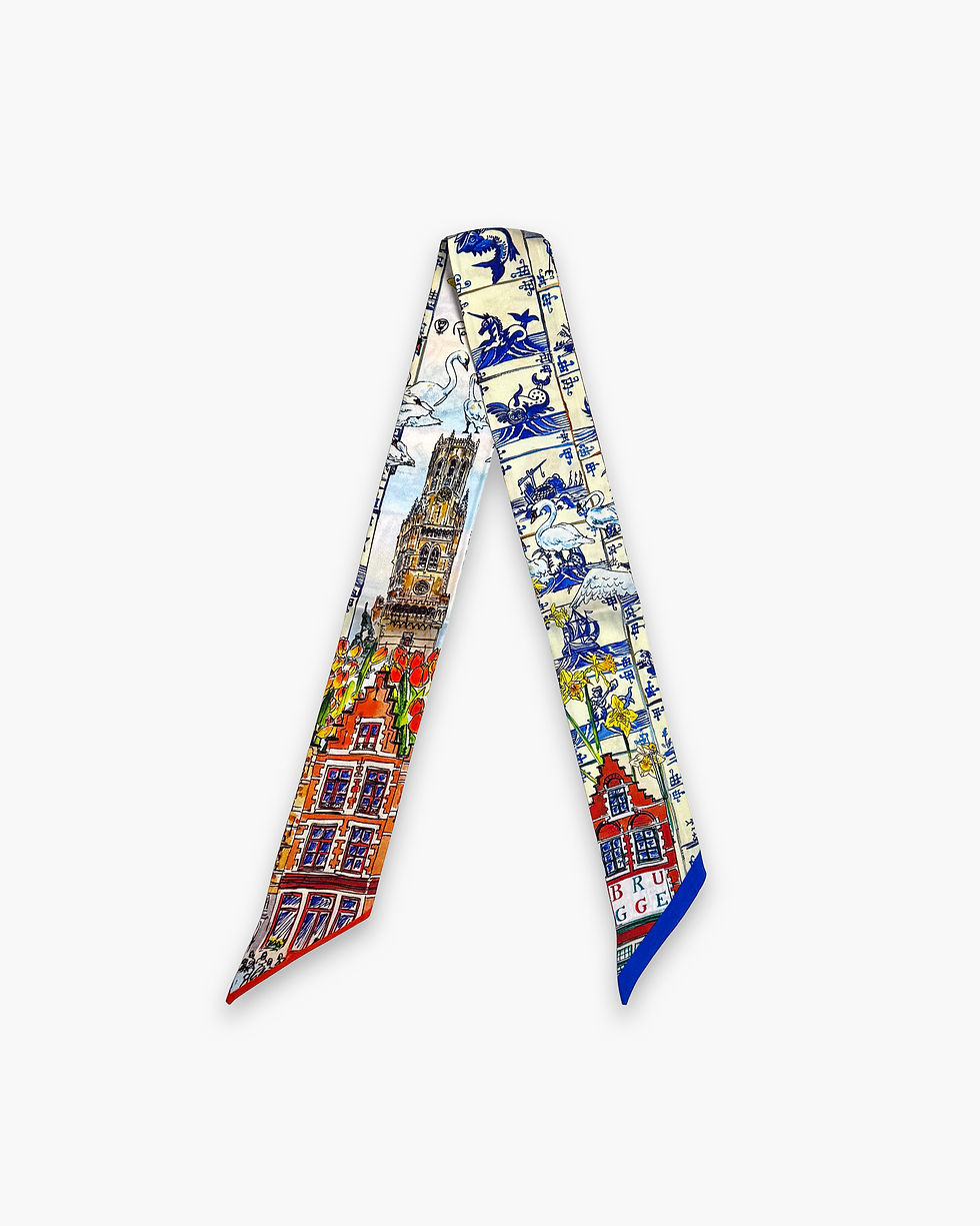 Ruban de soie Roseline d'Oreye