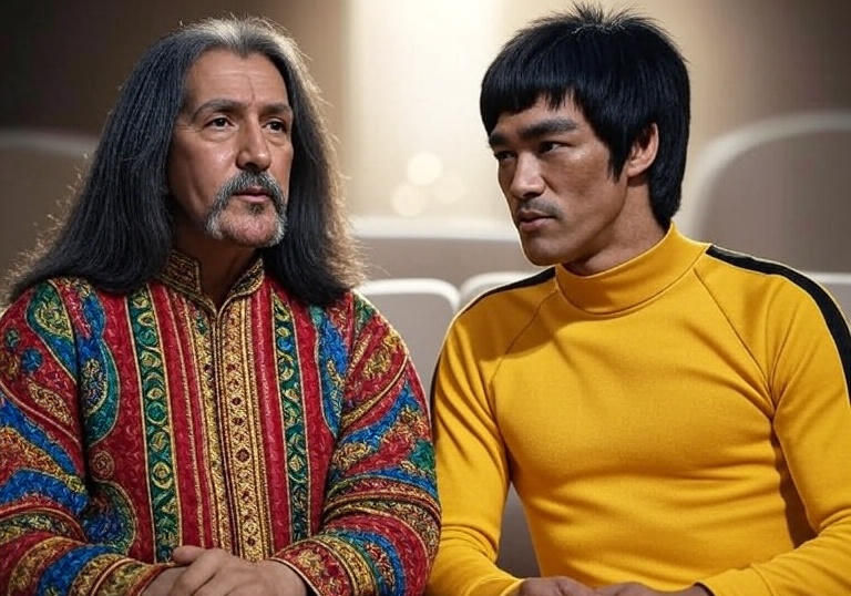 Barış Manço and Bruce Lee