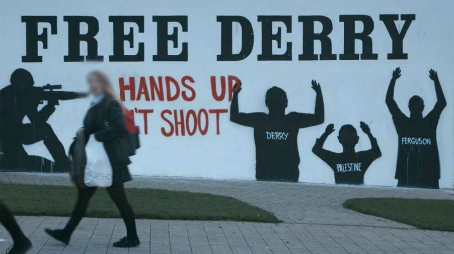 [Mural on Free Derry Corner, Autumn 2014]