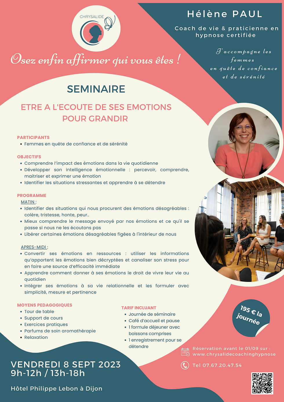 Séminaire : Savoir lâcher prise et prendre du recul
