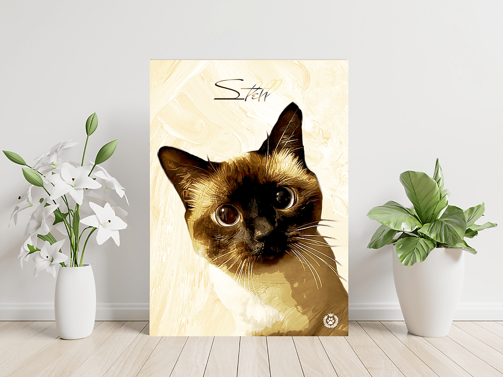 Thumbnail: Cat portrait display