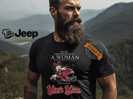 Minnie Mouse x Utah Utes Never Underestimate A Woman Who Understands Football And Loves Shirt