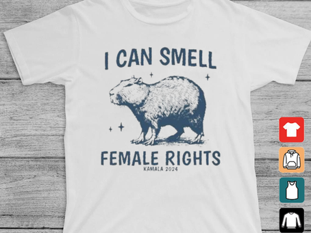 Kamala Harris Capybara I Can Smell Female Rights Support Kamala 2024 T shirt