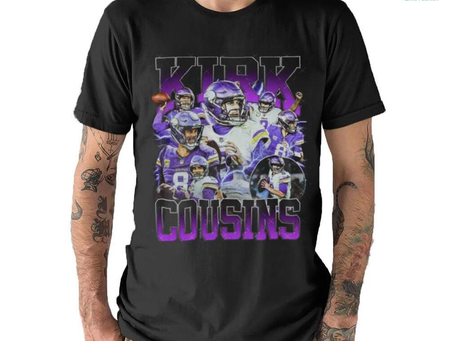 Kirk Cousins 90s Graphic Vintage Tee Football shirt