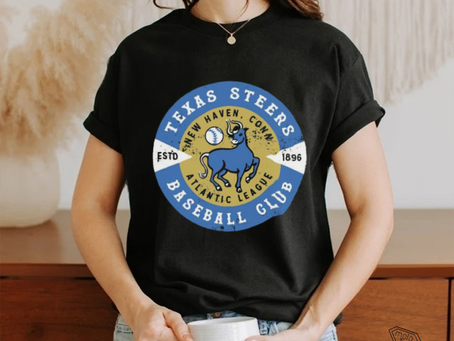 New Haven Texas Steers Connecticut Vintage Defunct Baseball Teams shirt