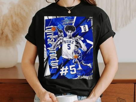 NBA Tyrese Proctor Number 5 Duke Blue Devils Sydney Australia shirt