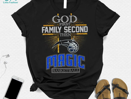 God First Family Second Then Magic Basketball Shirt