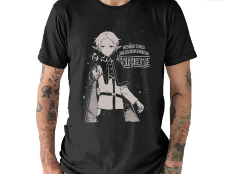 Official Sylphiette All Print Mushoku Tensei II Isekai Ittara Honki Dasu T shirt