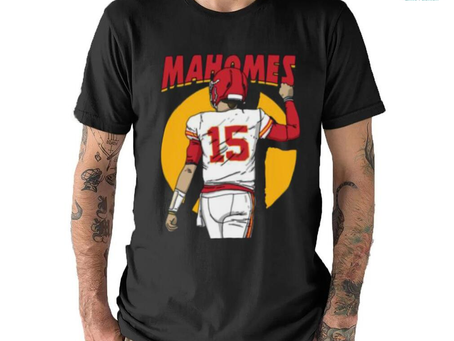 Patrick Mahomes Comic Style Art T shirt