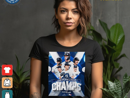 New York Yankees MLB American League Champs Postseason 2024 Poster t shirt