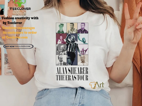 Alan Shearer The Eras Tour poster shirt