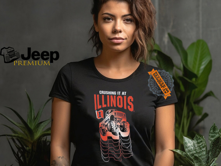 Illinois Fighting Illini Colosseum Toddler Crushing It T Shirt