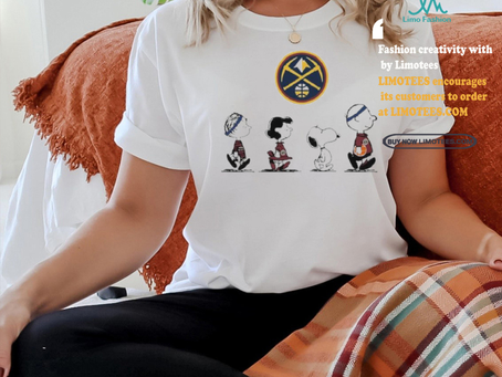 Denver Nuggets Snoopy Abbey Road Forever Not Just When We Win Shirt