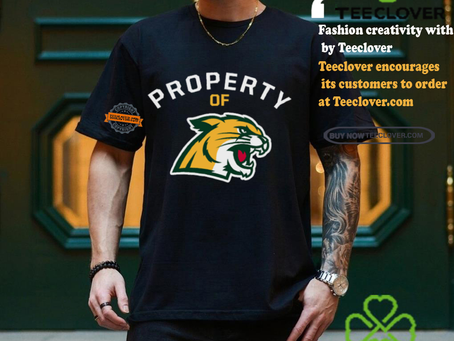 Property Of Northern Michigan Wildcats Logo Shirt