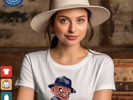 Freddy Krueger Tennessee Titans Piss On Houston Texans Halloween 2024 NFL Shirt