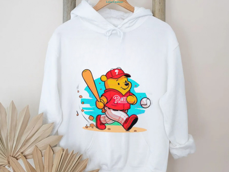 Winnie The Pooh Philadelphia Phillies baseball shirt
