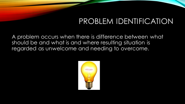 PROBLEM IDENTIFICATION RESOLUTION | teamproject2