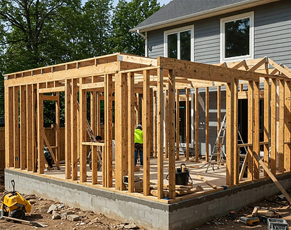 new construction framing and foundation