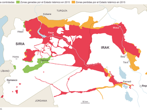 La guerra contra el Estado Islámico en 2015