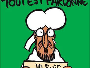 La reciente portada del semanario Charlie Hebdo muestra a Mahoma con el semblante triste