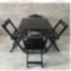 D009 - Conjunto c/4 Cadeiras Genova Preto