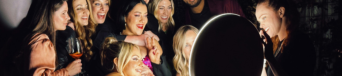 A group of diverse friends standing in f