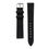 Thumbnail: RIOS Genuine Suede Grain Leather Watch Band | BLACK [R152]