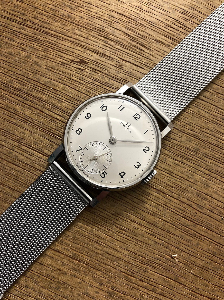 Thumbnail: Silver Plated Mesh Bracelet Style Metal Band | SLIVER [S510]