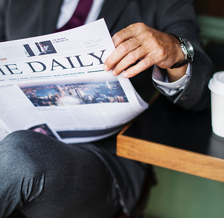 Reading a Newspaper