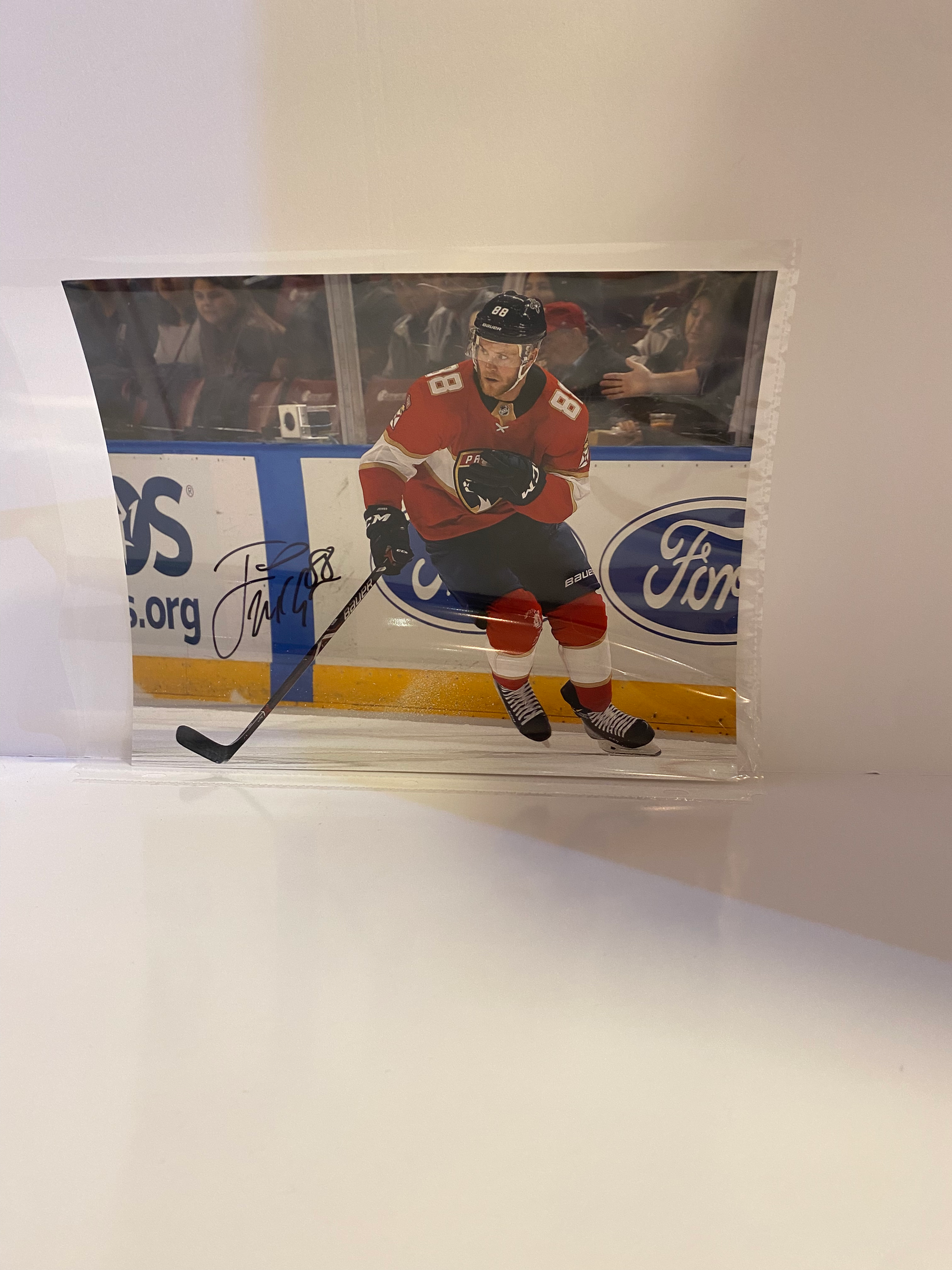 Jamie McGinn Autographed Picture