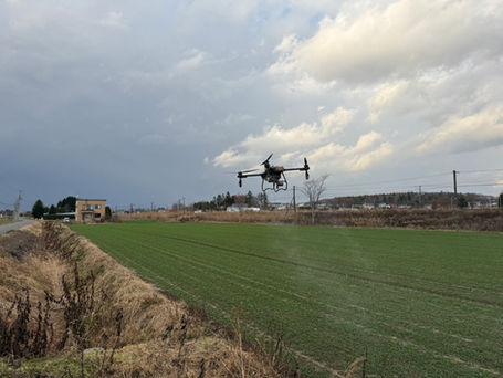 2025年　無人航空機、ドローン散布シーズン終了