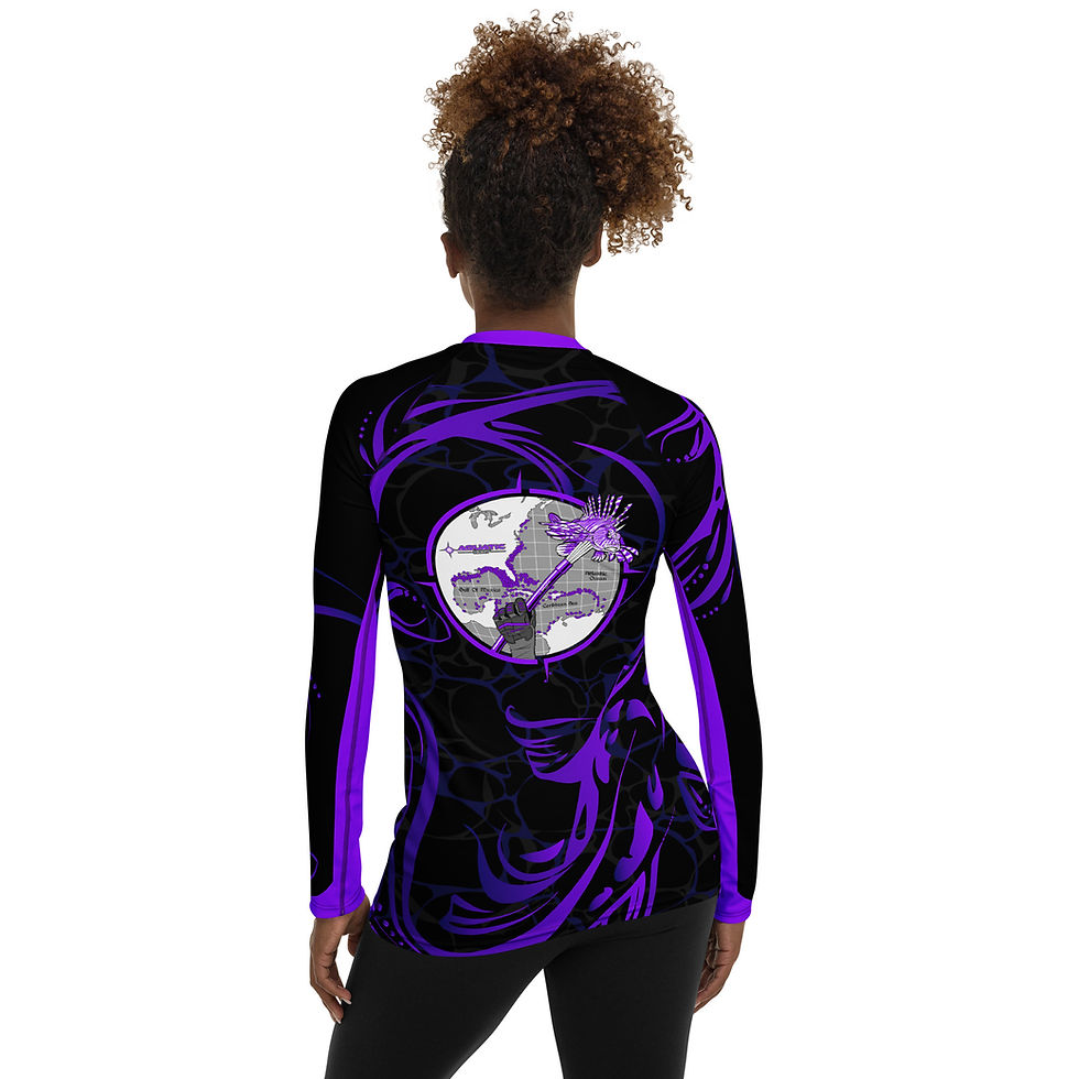 Thumbnail: Women's Rash Guard - Design 7