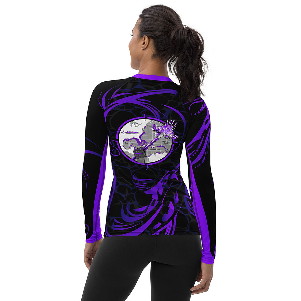 Thumbnail: Women's Rash Guard - Design 7