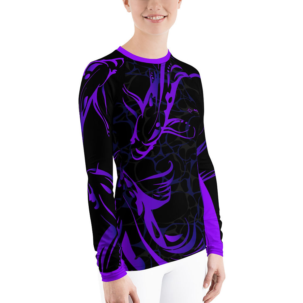 Thumbnail: Women's Rash Guard - Design 7