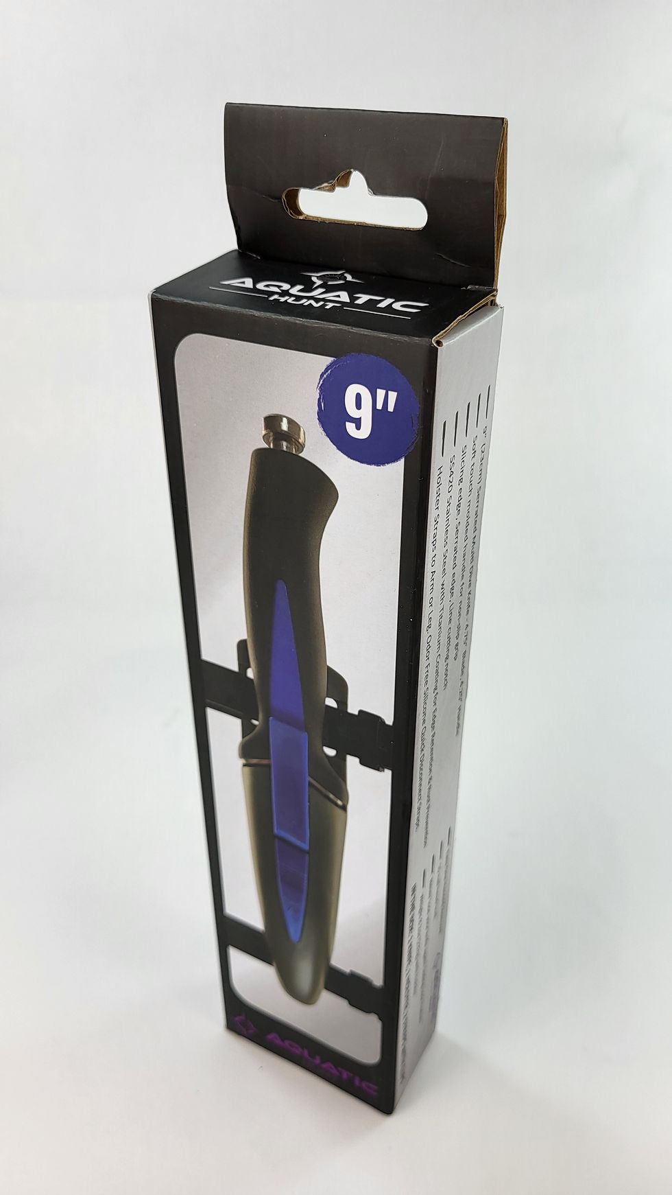Thumbnail: Wholesale - 9" Dive Knife (230mm) Stainless Steel with Sheath - Case Pack 3